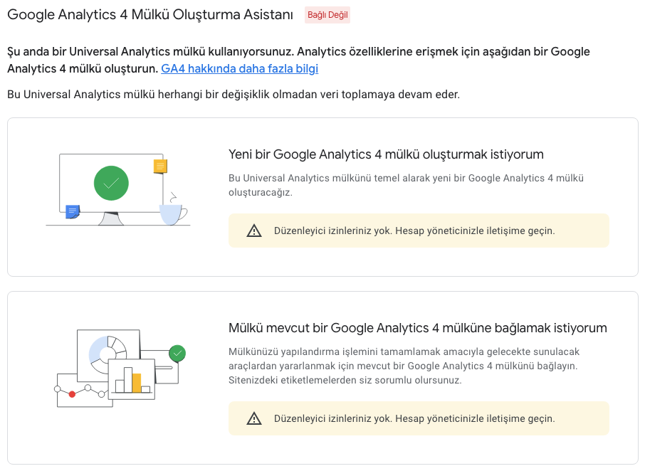 Google Analytics 4 Mülkü Oluşturma